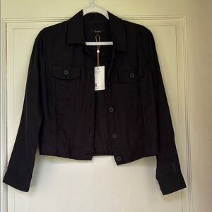 NEW With Tag Black Linen Jacket by Quince